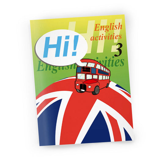 Cuaderno de ejercicios de inglés para niños de primaria - Hi! 3
