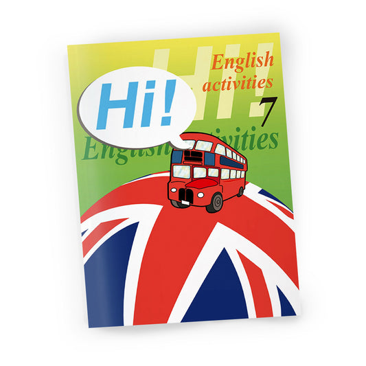 Cuaderno de ejercicios de inglés para niños de primaria - Hi! 7