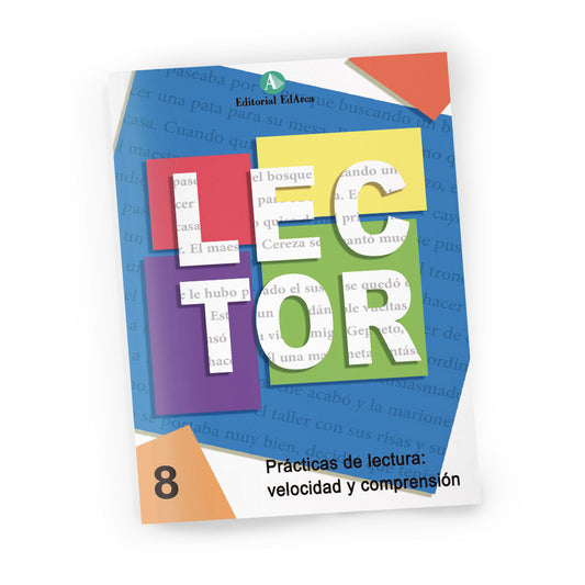 Cuaderno de velocidad y comprensión lectora - Lector 8 - primaria