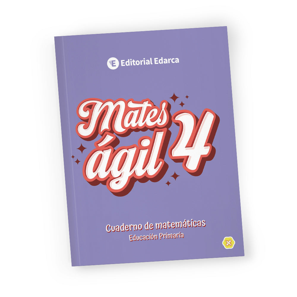 Mates Ágil 4 - Cuaderno de matemáticas 4º de primaria