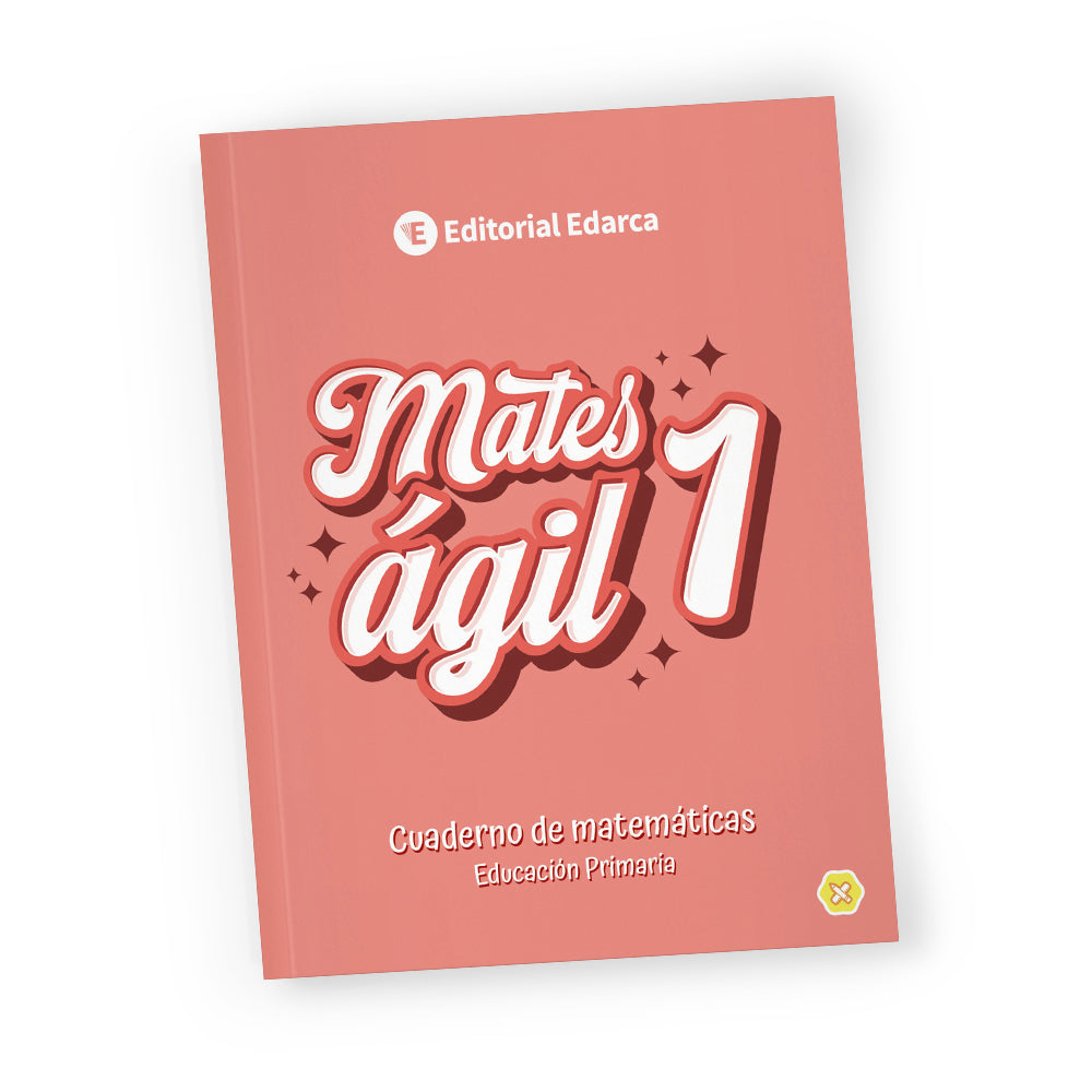 Mates Ágil 1 cursiva - Cuaderno de matemáticas 1º de primaria