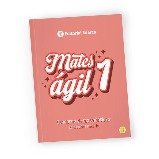 Mates Ágil 1 cursiva - Cuaderno de matemáticas 1º de primaria