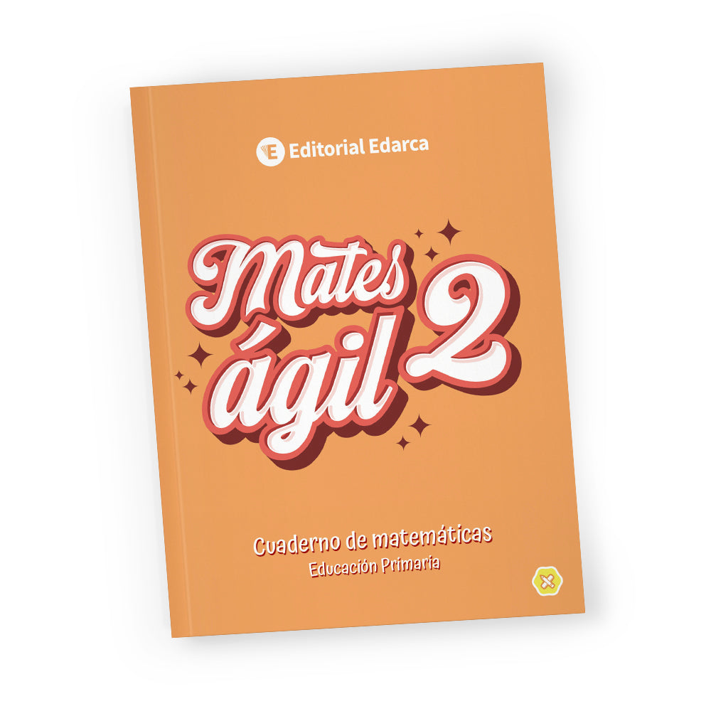 Mates Ágil 2 cursiva - Cuaderno de matemáticas 2º de primaria