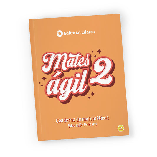 Mates Ágil 2 cursiva - Cuaderno de matemáticas 2º de primaria