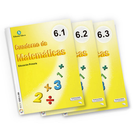 Cuadernos Matemáticas 6 primaria - Todos a Una