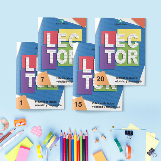 Colección cuadernos de velocidad y comprensión lectora - Lector - primaria