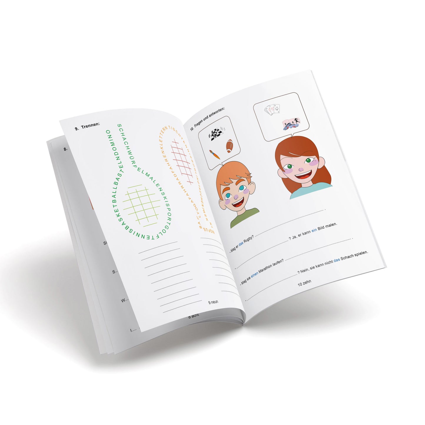 Cuaderno de alemán - Bitte! 11 - Freizeit