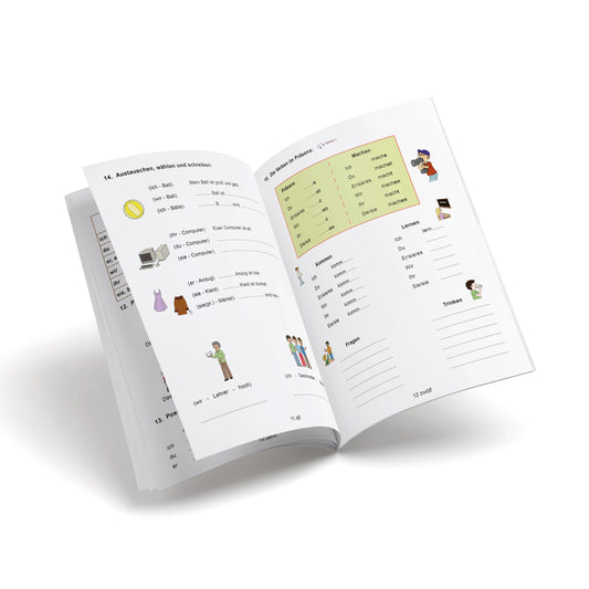 Cuaderno de alemán - Bitte! 16 - Grammatik l