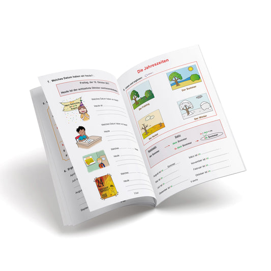 Cuaderno de alemán - Bitte! 4 - Die Zeit