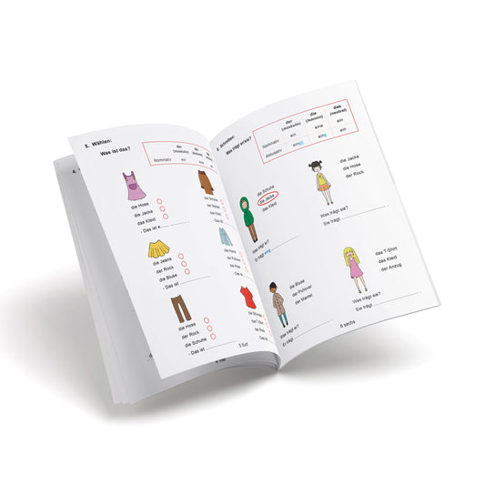 Cuaderno de alemán - Bitte! 6 - Die Kleidung