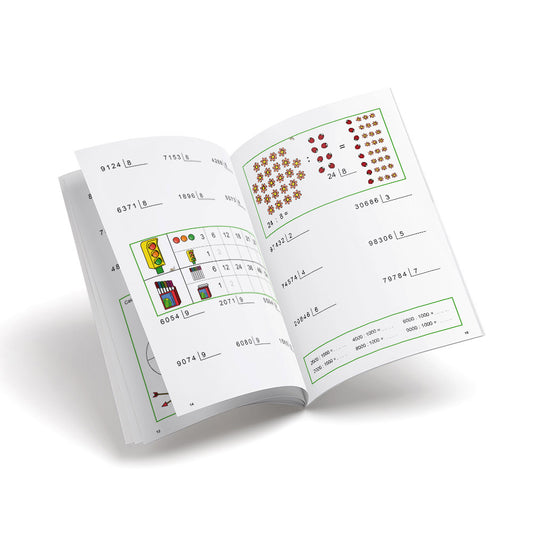 Cuaderno de matemáticas de primaria - Castillo Cálculo 7 - Dividir por una cifra