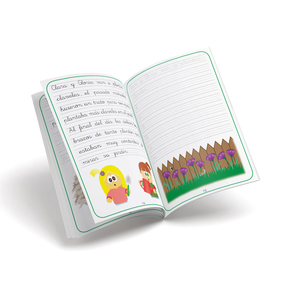 Cuaderno de Lectoescritura 10 infantil