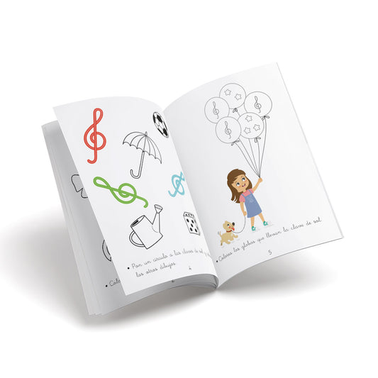 Cuaderno de ejercicios - Música 1 - primaria