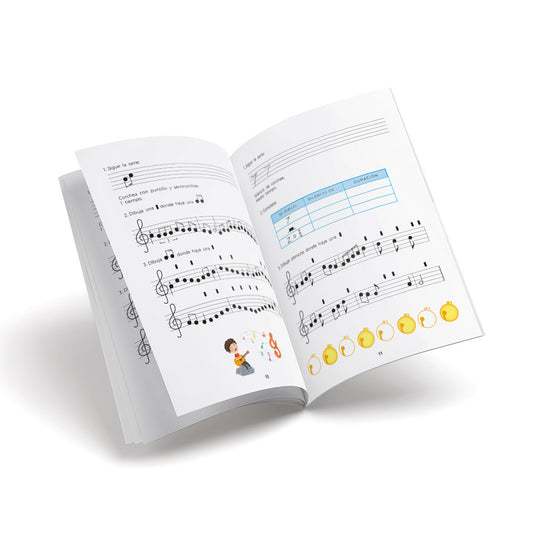 Cuaderno de ejercicios - Música 11 - primaria