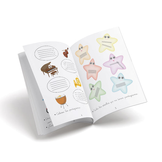 Cuaderno de ejercicios - Música 2 - primaria