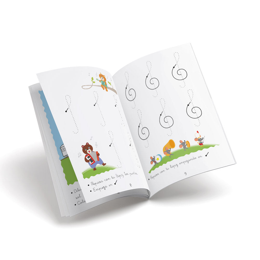 Cuaderno de ejercicios - Música 3 - primaria
