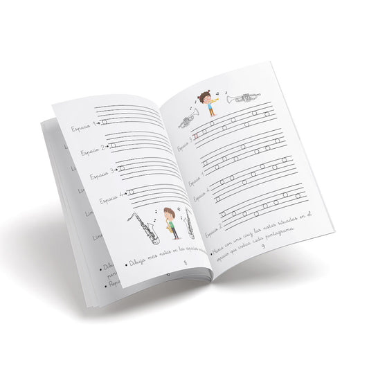 Cuaderno de ejercicios - Música 5 - primaria