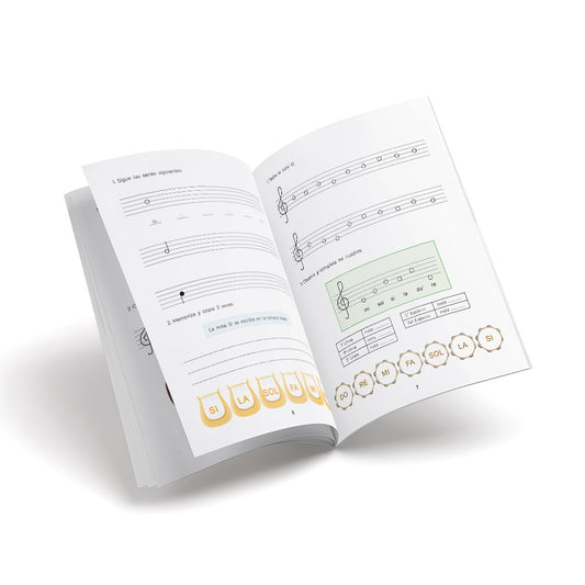 Cuaderno de ejercicios - Música 8 - primaria