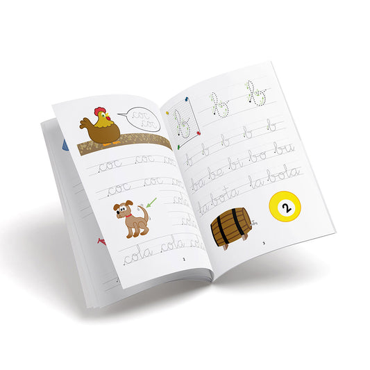 Cuaderno de escritura - Primera Escritura 3 - Cursiva infantil