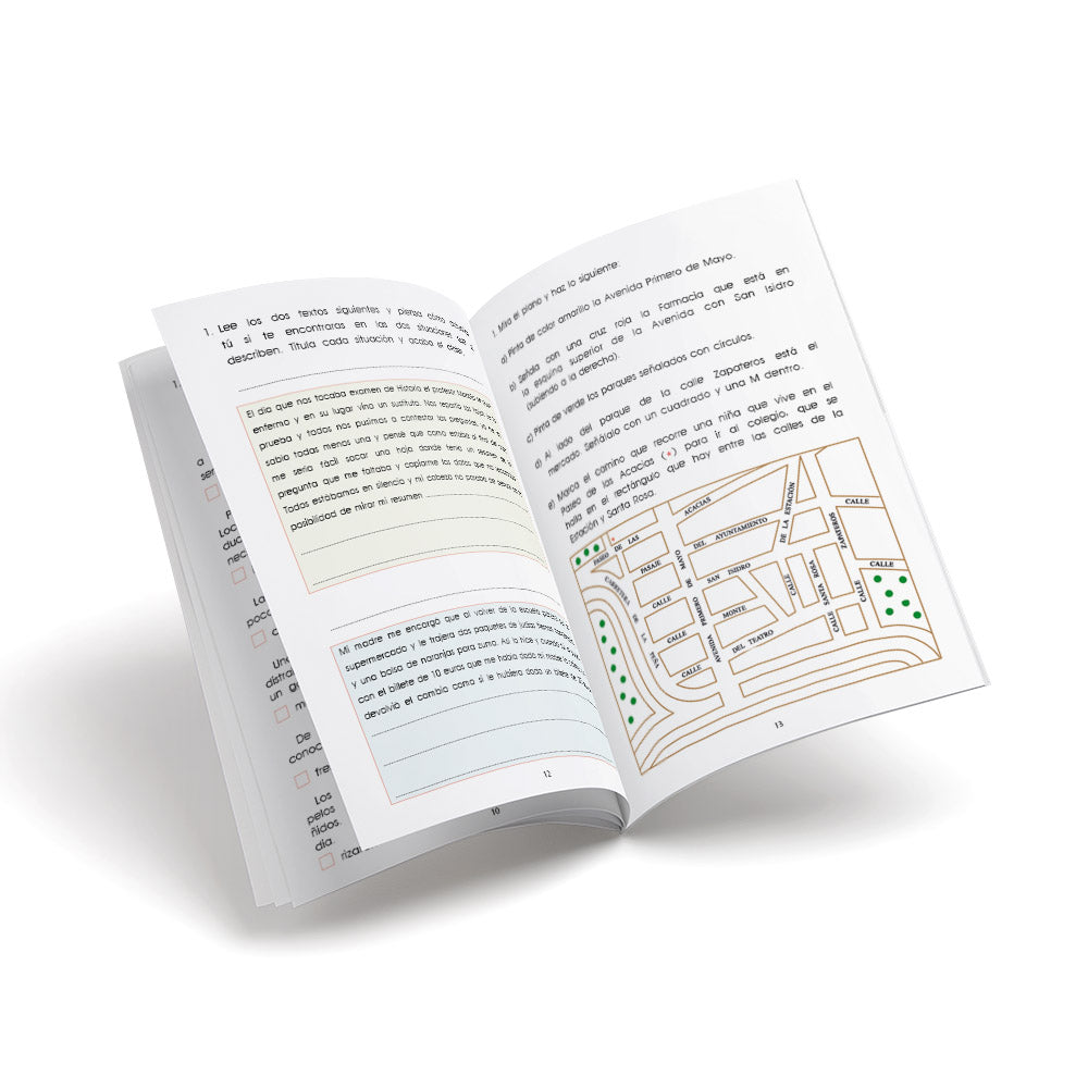Cuaderno de velocidad y comprensión lectora - Lector 13 - primaria