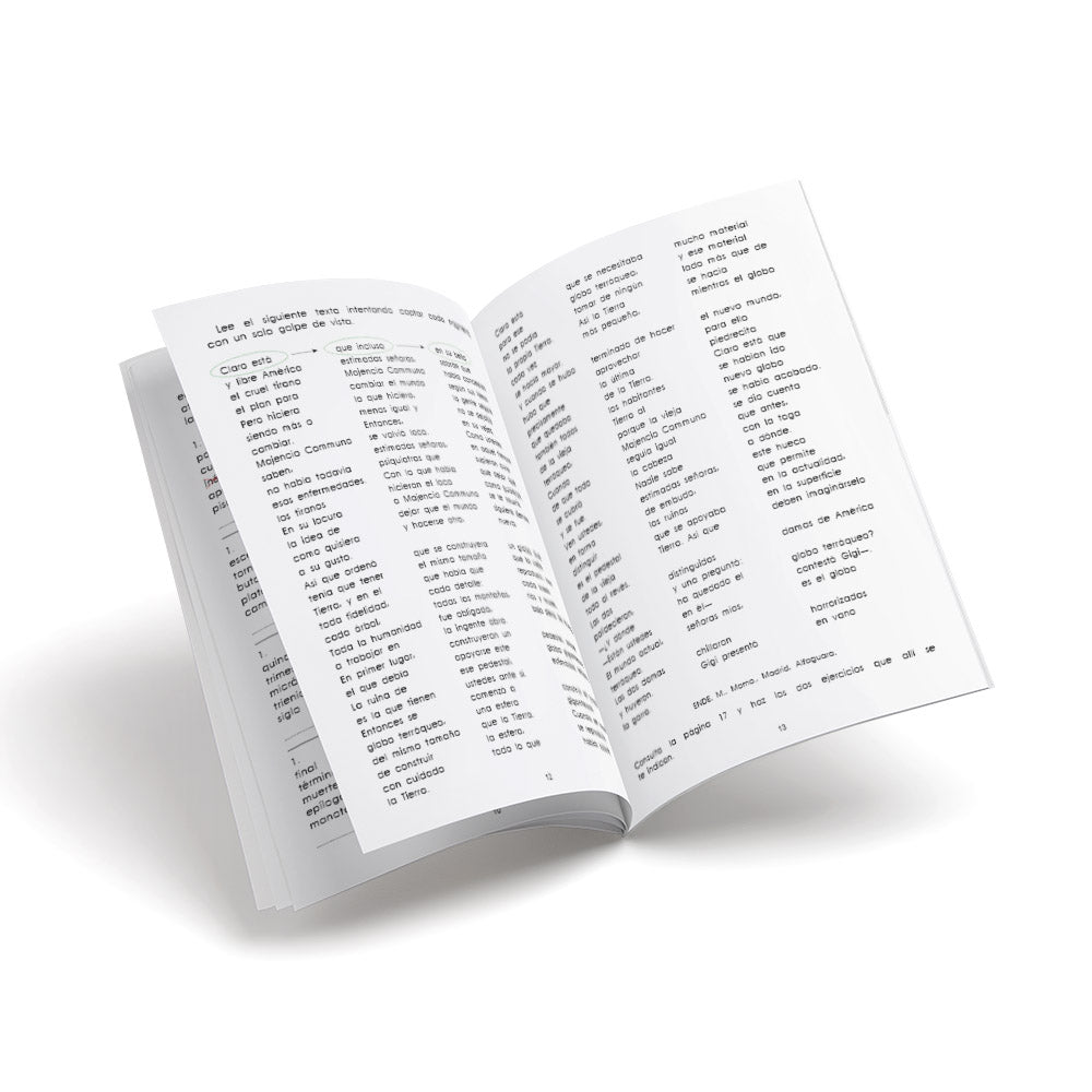 Cuaderno de velocidad y comprensión lectora - Lector 19 - primaria