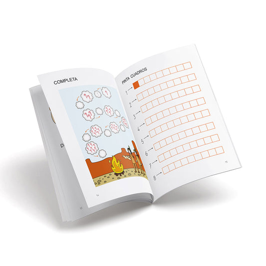 Cuaderno de matemáticas 04 - Castillo Juguemos con los números - El 7 y el 8 - infantil