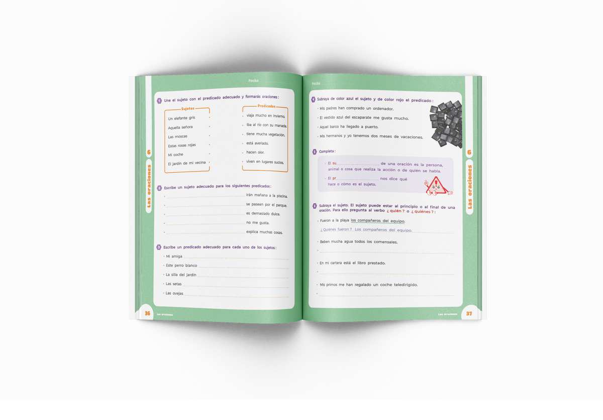 Grama ágil 4 - Cuaderno de gramática - 4º de Primaria