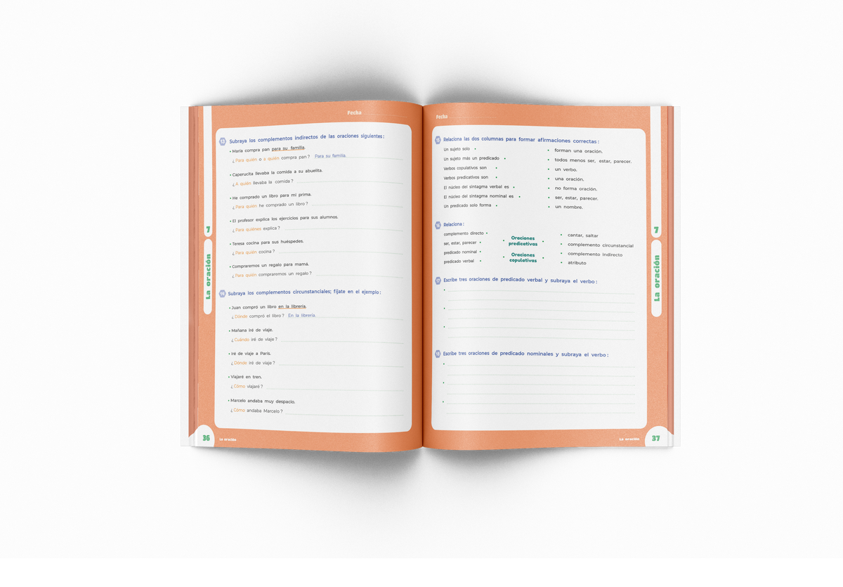 Grama ágil 6 - Cuaderno de gramática - 6º de Primaria