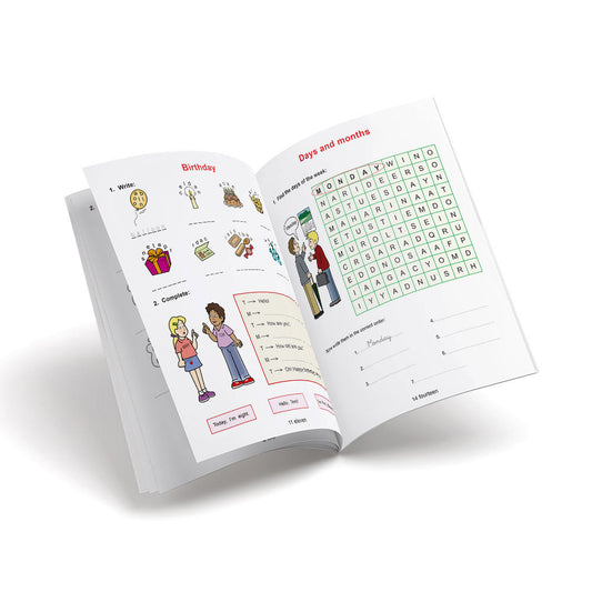 Cuaderno de ejercicios de inglés para niños de primaria - Hi! 1
