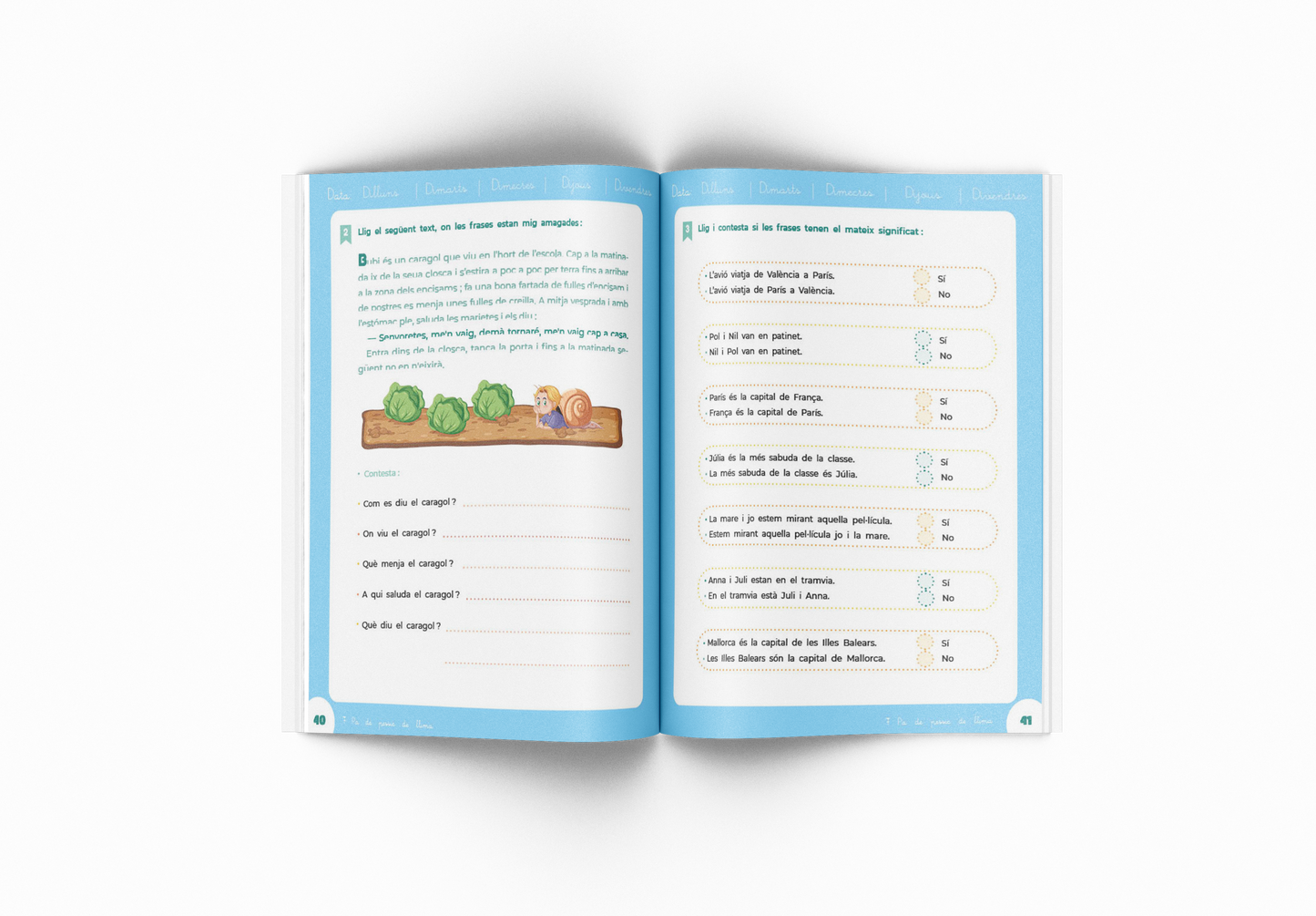 Lecto Eixida 2n - Cuaderno de compresión y velocidad lectora - 2º de Primaria