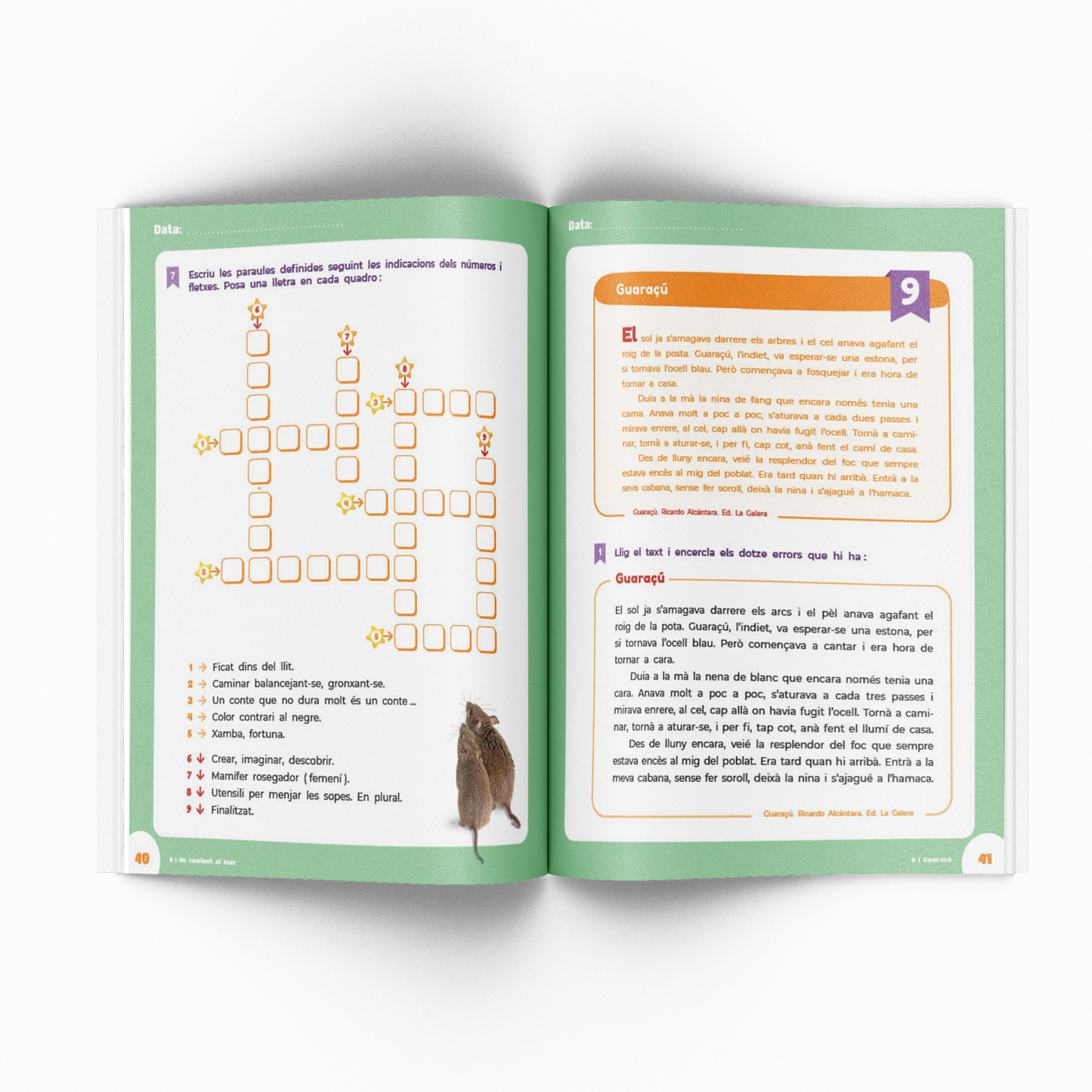 Ortoeixida 4 - Cuaderno de ortografía - 4º de Primaria