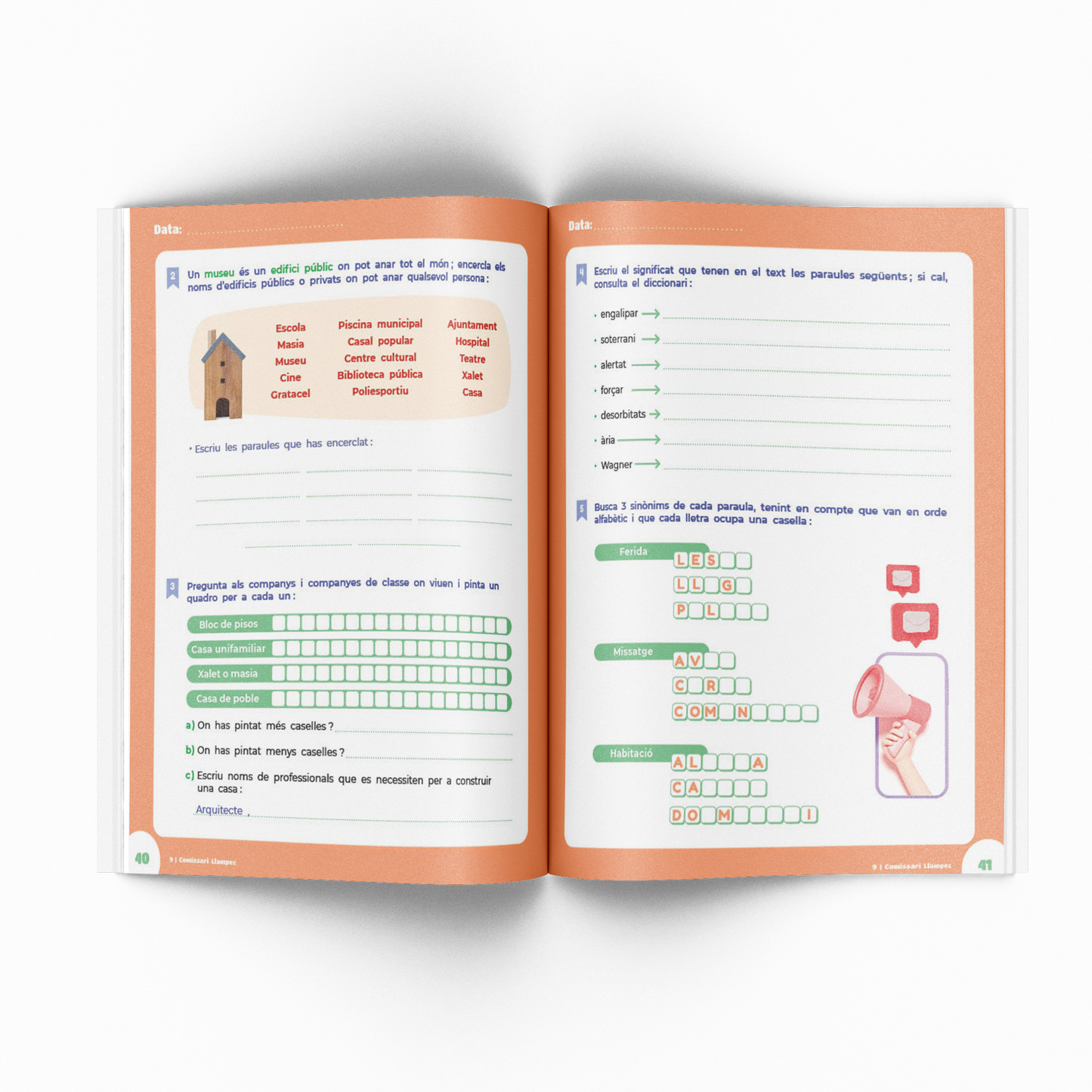 Ortoeixida 5 - Cuaderno de ortografía - 5º de Primaria