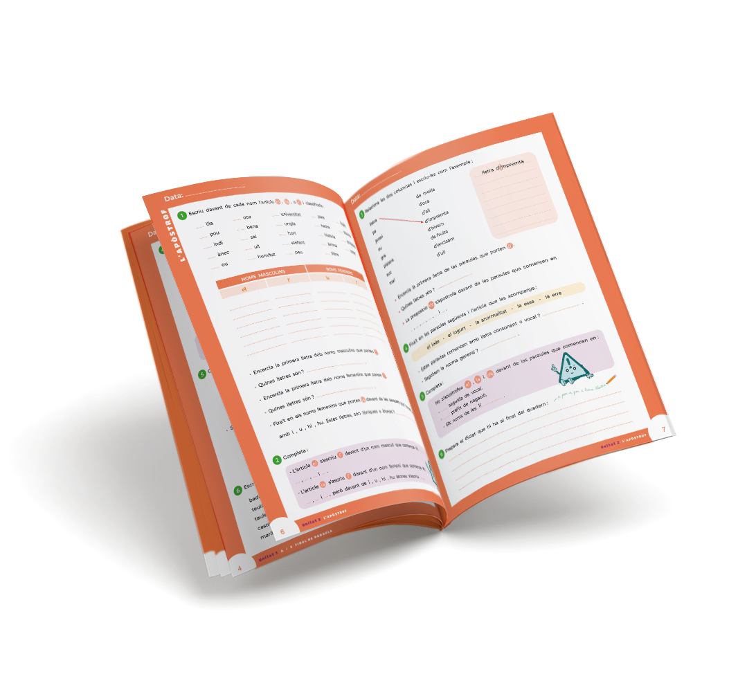 Ortoeixida 6 - Cuaderno de ortografía - 6º de Primaria