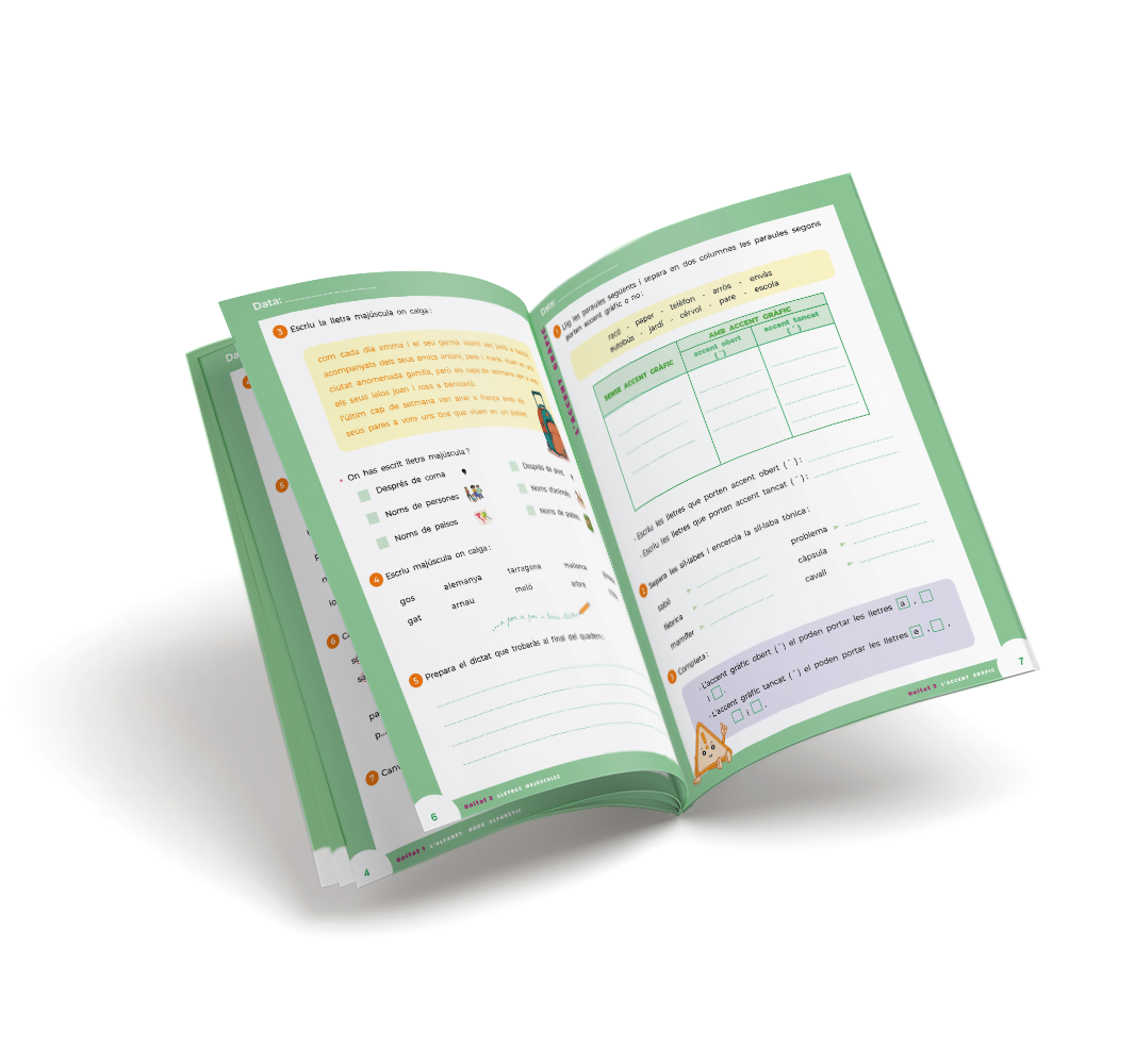 Ortoeixida 3 - Cuaderno de ortografía - 3º de Primaria