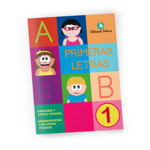 Cuaderno de escritura - Primeras Letras 1 - infantil