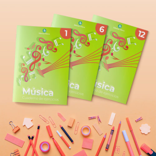 Colección cuadernos de ejercicios de Música - primaria