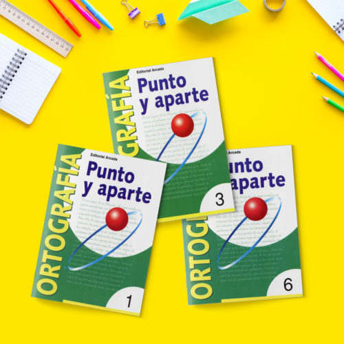 Colección Cuadernos de Ortografía - Punto y Aparte serie amarilla - primaria