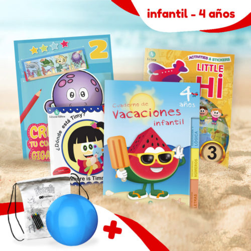 Pack Infantil Vacaciones - 4 a 5 años