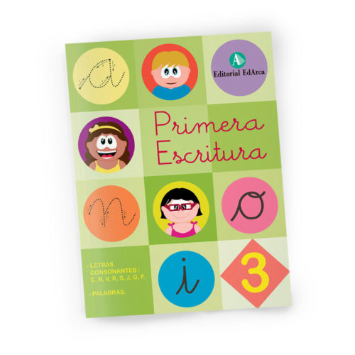 Cuaderno de escritura - Primera Escritura 3 - Cursiva infantil